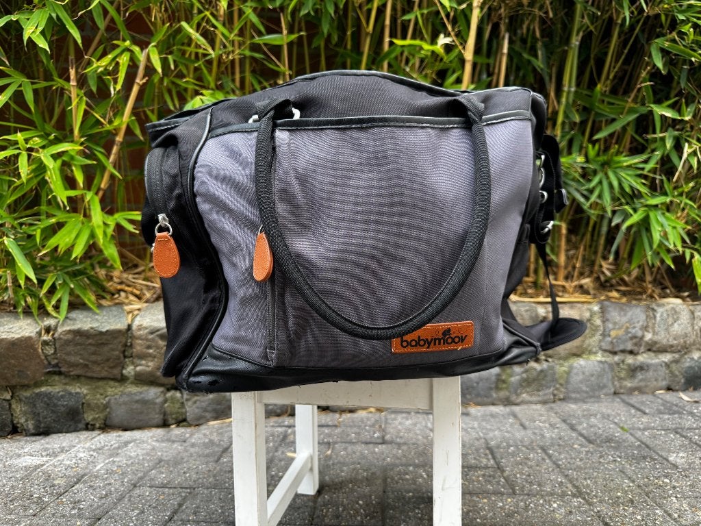 Sac à langer Babymoov gris/noir, Enfants & Bébés, Enlèvement ou Envoi, Utilisé, Poches supplémentaires, Babymoov