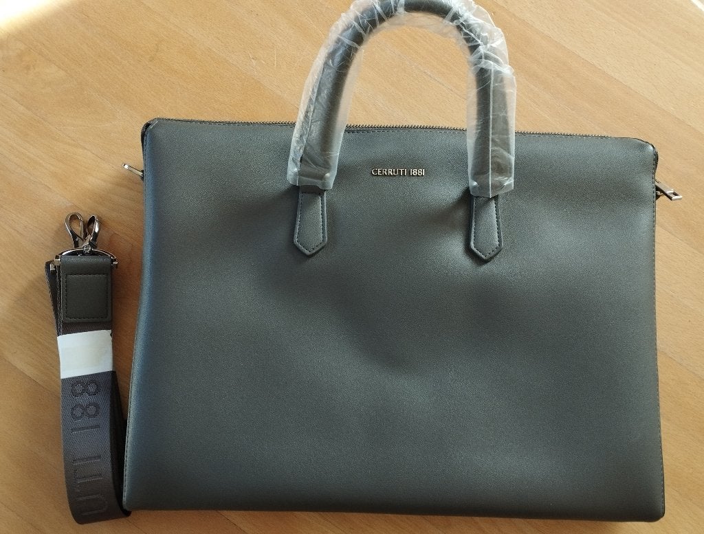 Cerruti 1881 document bag NEUF, Bijoux, Sacs & Beauté, Enlèvement ou Envoi, Neuf, Noir, Autres marques