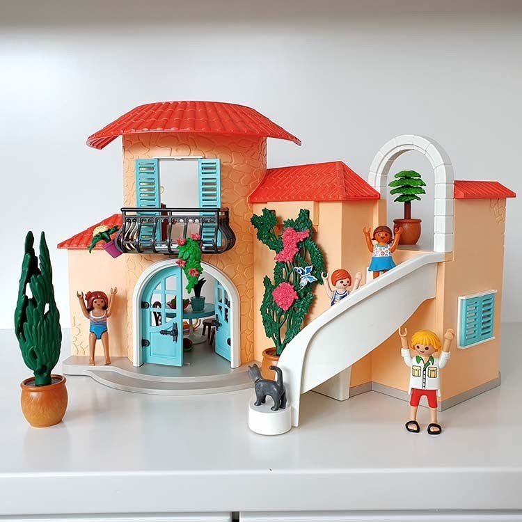 Playmobil Family Fun 9420 Vakantie villa. COMPLEET!, Gebouw, Complete set, Zo goed als nieuw, Family fun