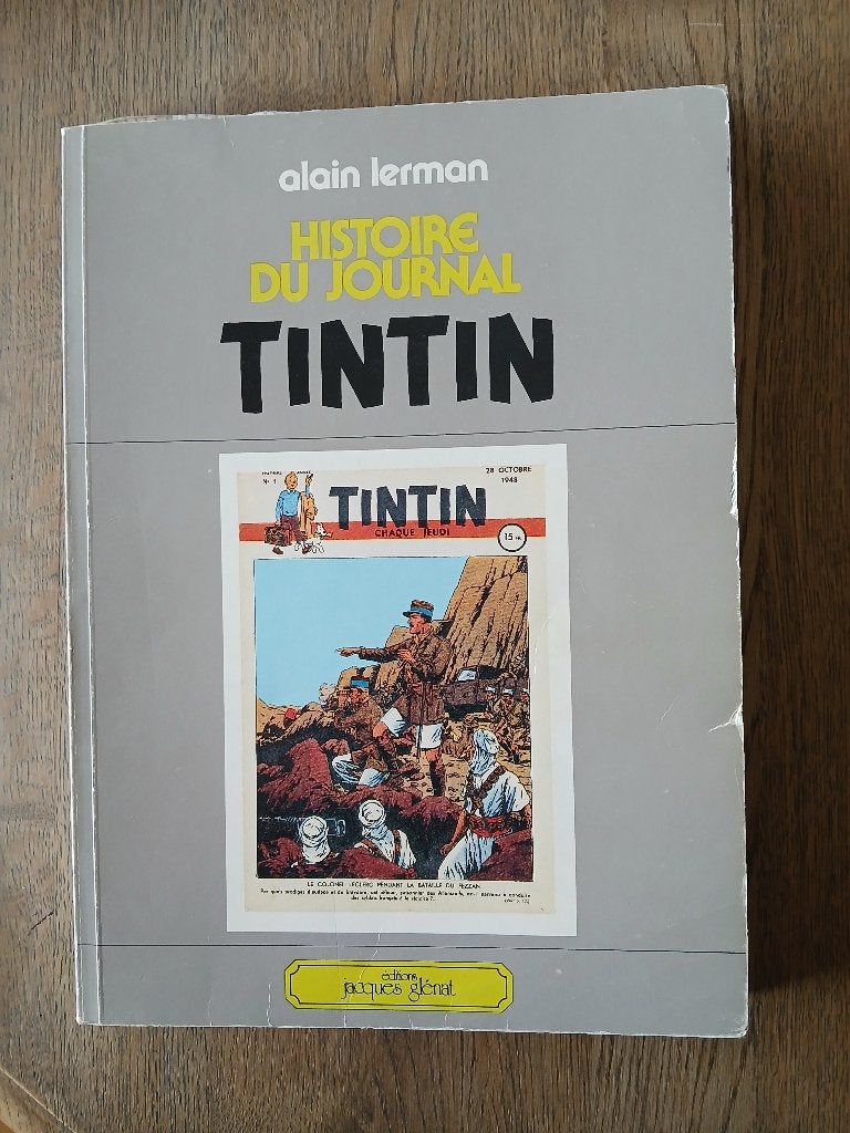 Livre "Histoire du journal Tintin" 1979, Livres, Enlèvement