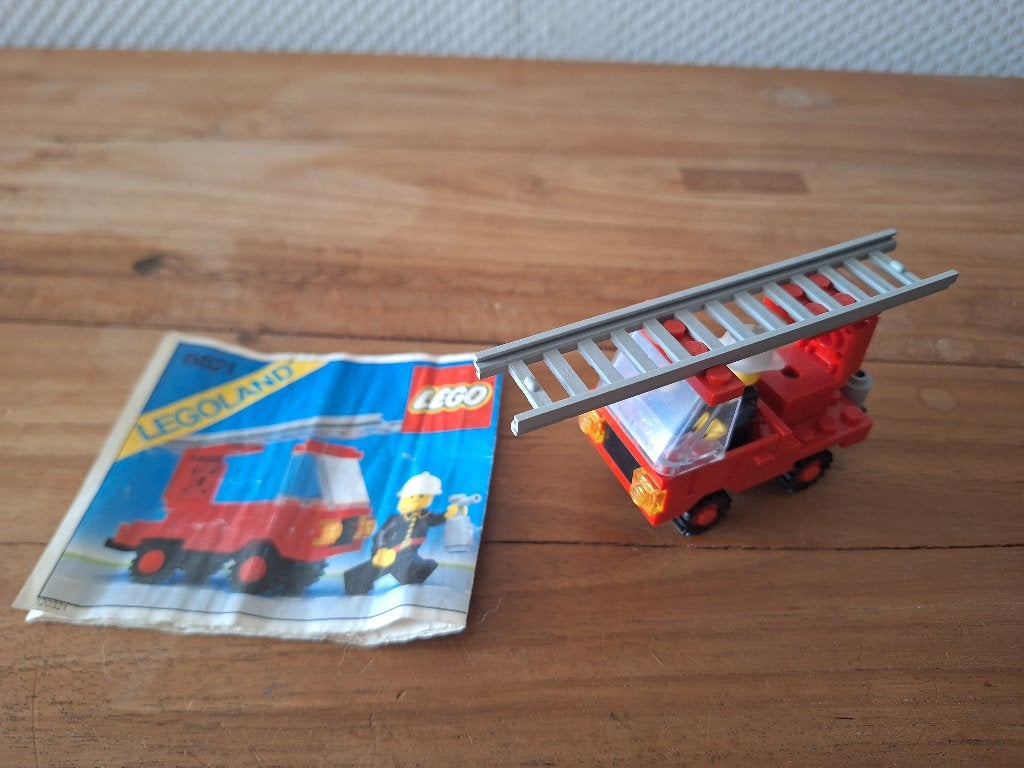lego town brandweer auto 6621, Lego, Inclusief instructies, Ophalen of Verzenden, Complete set