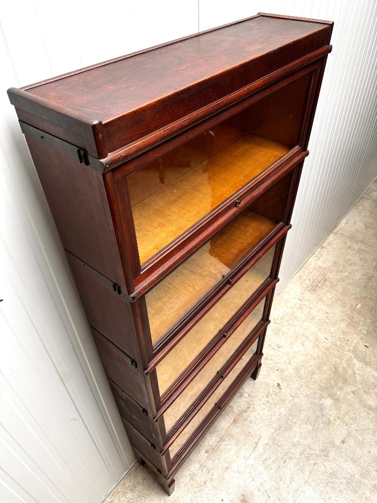 antieke BOEKENKAST VITRINEKAST uit 1910 Macey Globe Wernicke, Huis en Inrichting, Kasten | Boekenkasten, Antiek, Eikenhout, Met deur(en)