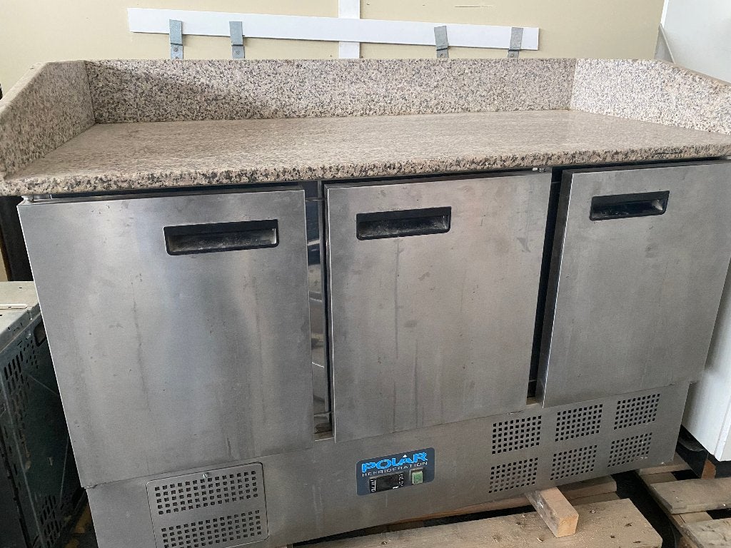 frigo 3 portes présentoir et saladette, Ophalen, Gebruikt