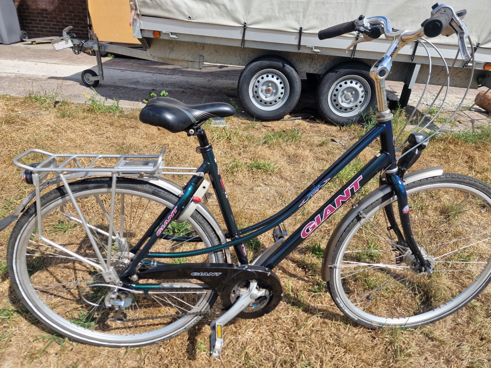 damesfiets giant tourer lite 28" 54 cm, Fietsen en Brommers, Ophalen, Versnellingen, Giant, Trommelrem