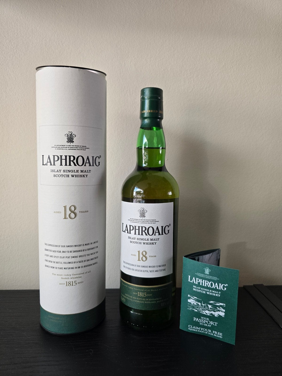 Laphroaig 18y in koker! Nieuw! Zeer zeldzaam!, Collections, Vins, Enlèvement ou Envoi, Neuf, Autres types