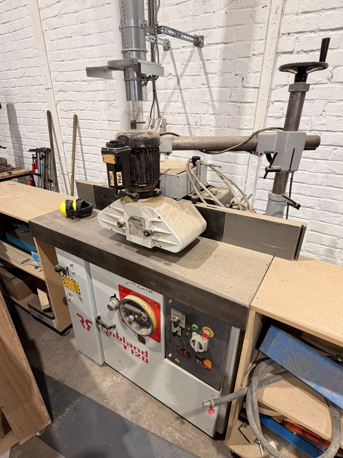Toupie a bois Robland T120, Enlèvement