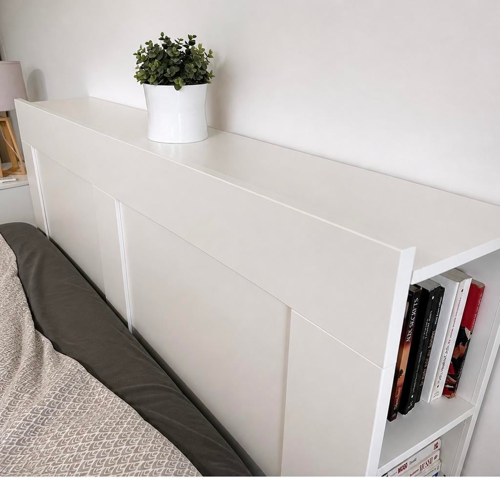 Tête de lit avec rangement IKEA Brimnes 65€, Enlèvement, Comme neuf