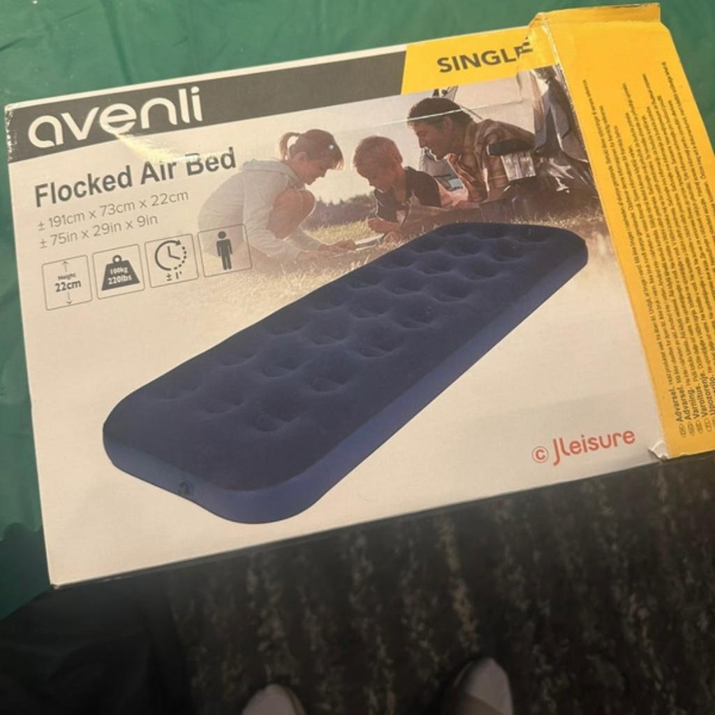 Matelas pneumatique, Caravanes & Camping, Matelas pneumatiques, Enlèvement, Comme neuf, 1 personne