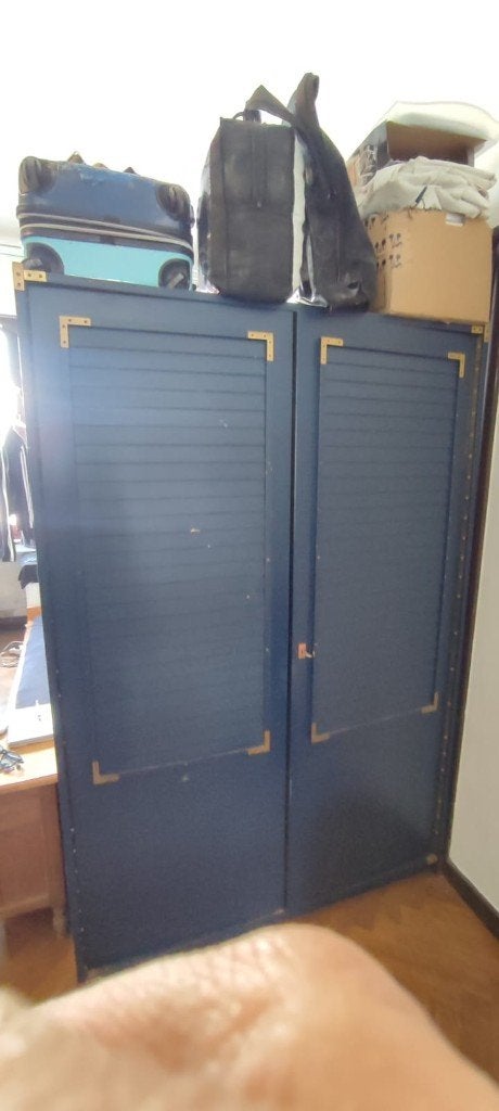 armoire, Huis en Inrichting, Kasten | Kleerkasten, Ophalen, Met deur(en), Gebruikt, 100 tot 150 cm