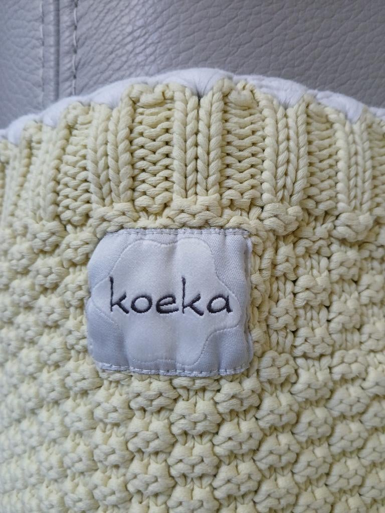 Plaid KOEKA, 100 % coton, ÉTAT NEUF !, Enlèvement ou Envoi, Neuf, 85 à 100 cm, Couverture