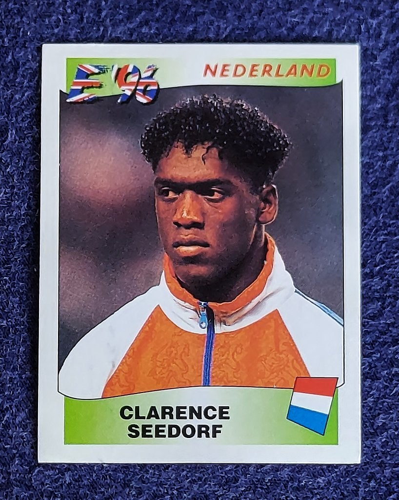 Panini sticker card voetbal ' EK Euro 1996 - Cl. Seedorf ', Ophalen of Verzenden, Nieuw, Sticker