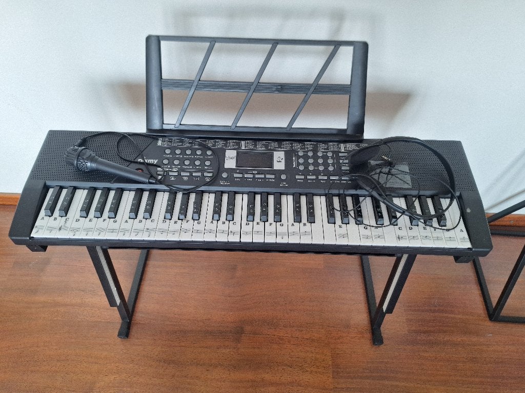 Leuke kinderpiano met micro en koptelefoon, Kinderen en Baby's, Speelgoed | Overig, Ophalen, Gebruikt
