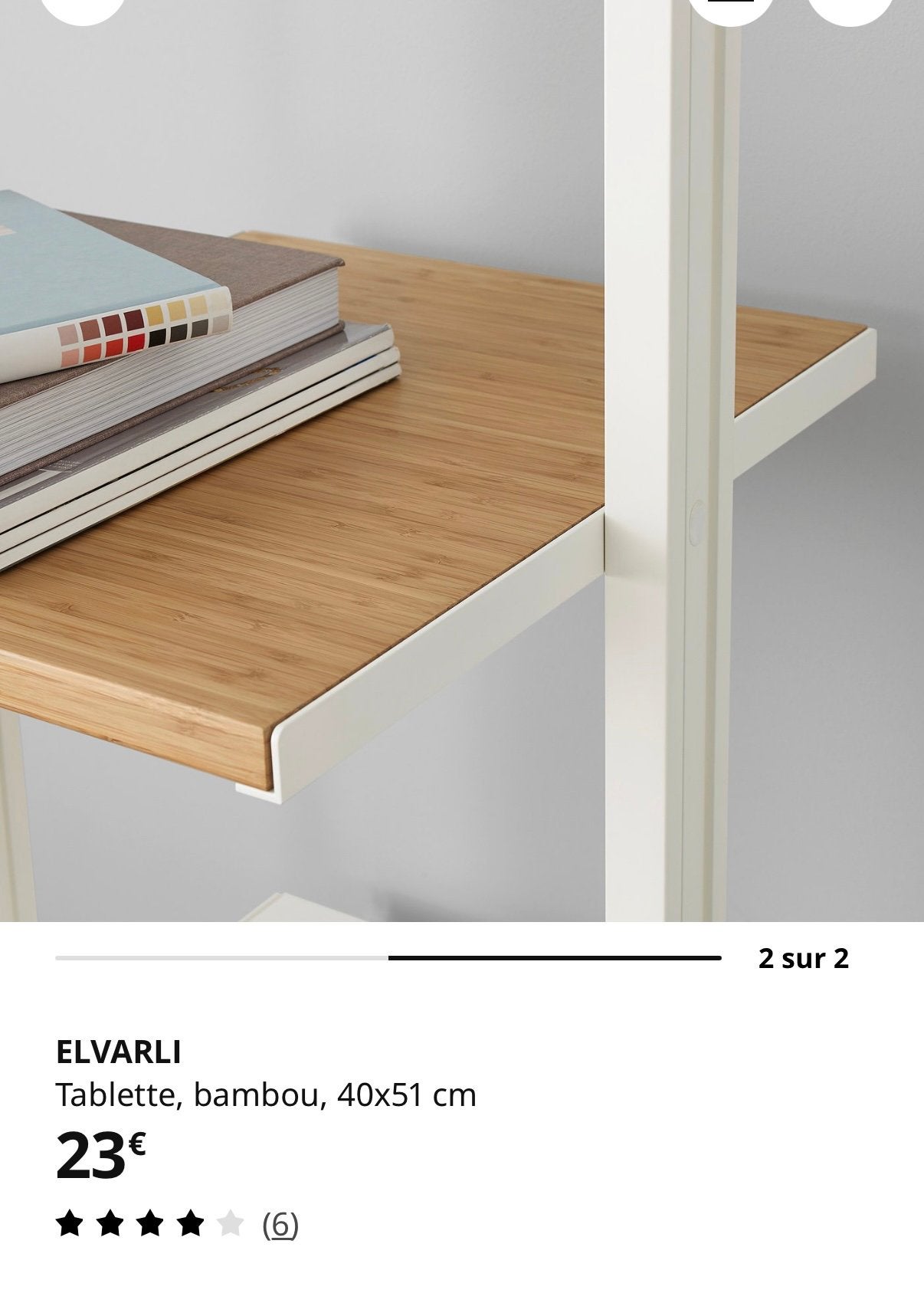 Verschillende IKEA ELVARLI bamboe 40x51 planken, Ophalen, Nieuw