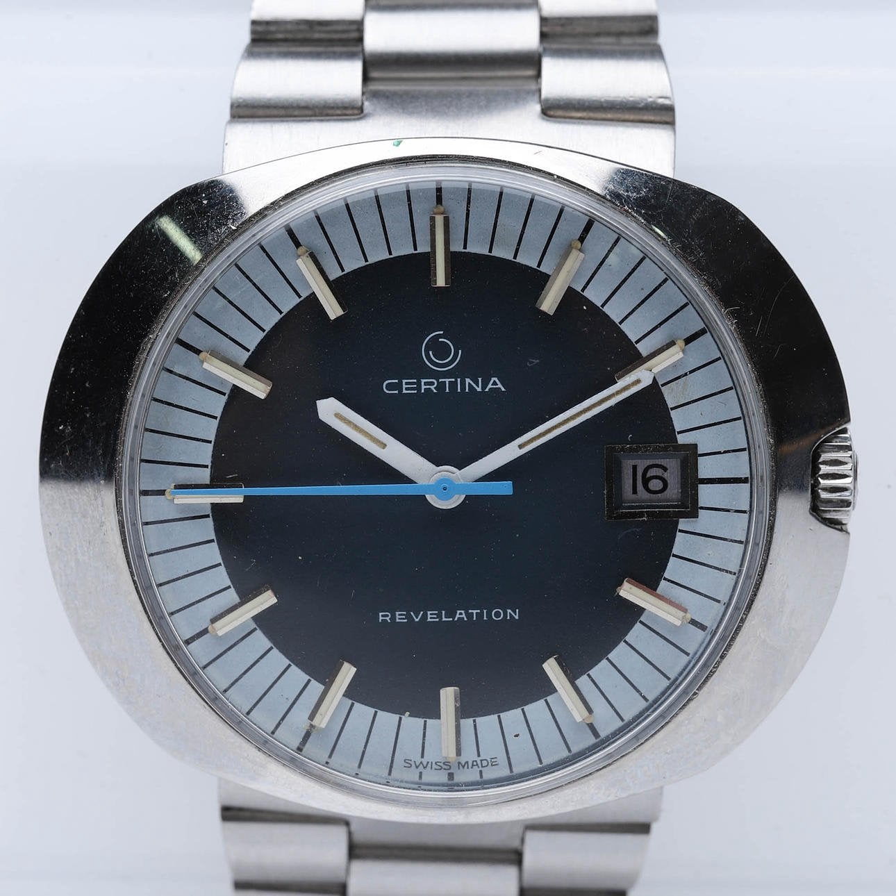Montre Certina VINTAGE REVELATION AUTOMATIC 5201 185, Bijoux, Sacs & Beauté, Montres | Hommes, Enlèvement, Utilisé, Montre-bracelet