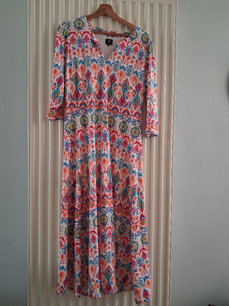Maxi kleedje k-design, Kleding | Dames, Meerkleurig, Maat 42/44 (L), Nieuw, Ophalen of Verzenden
