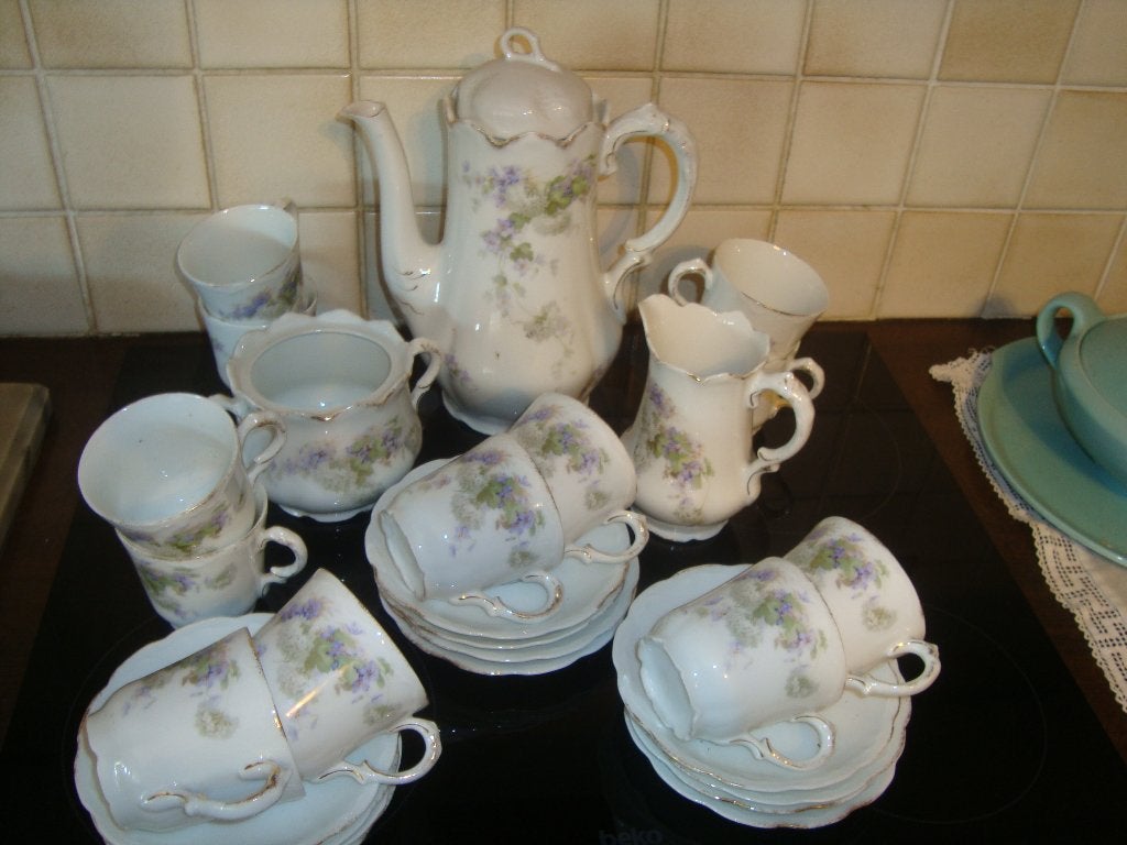 Art Nouveau koffieservies., Antiek en Kunst, Ophalen