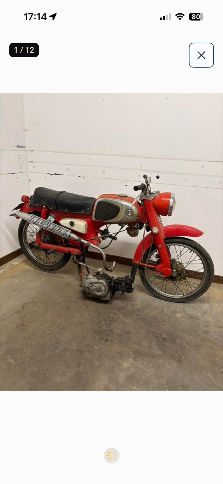 Honda C110 project, Motoren, Ophalen