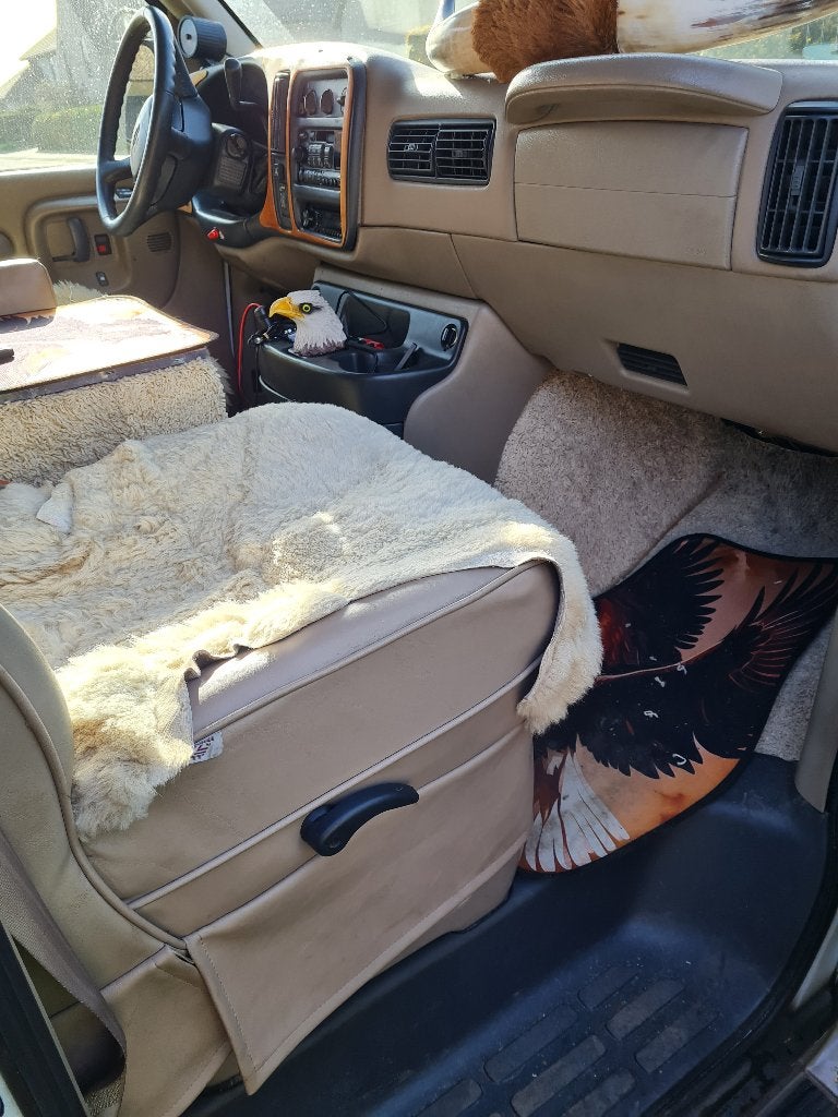Chevy van, Auto's, Automaat, Achterwielaandrijving, Beige, Leder