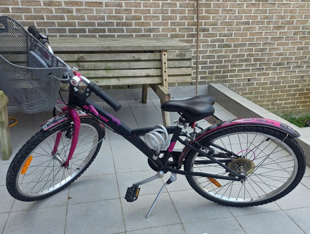 Meisjesfiets 24inch, Fietsen en Brommers, Ophalen, Versnellingen, Btwin Decathlon, Gebruikt