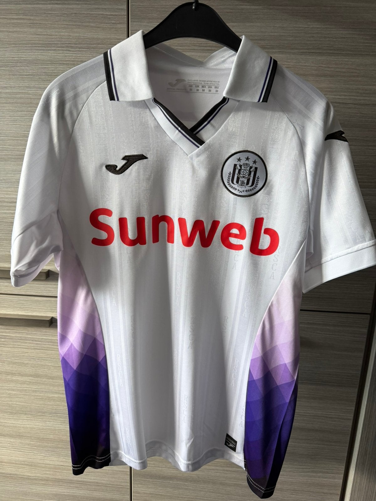 Maillot RSC Anderlecht taille M, Enlèvement ou Envoi, Comme neuf, Maillot