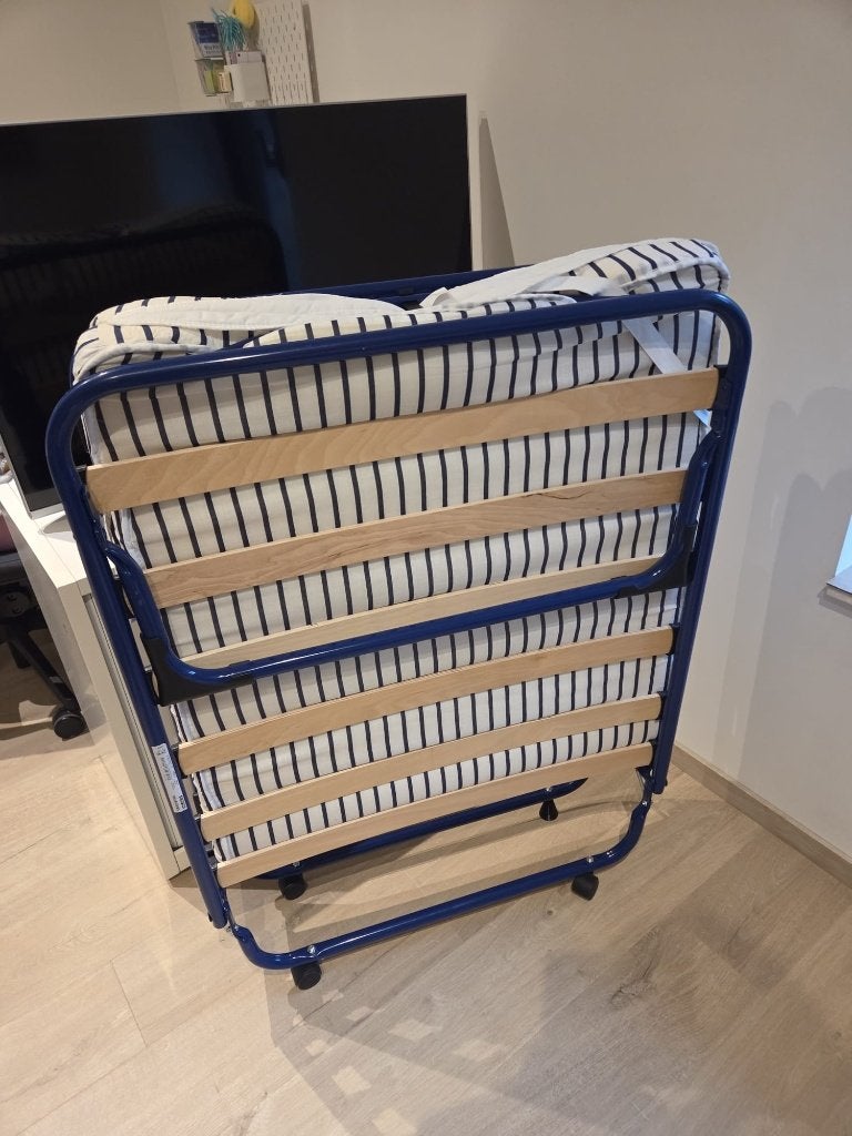 IKEA SANDVIKA inklapbaar logeerbed, Ophalen, Gebruikt, Eenpersoons, 190 cm of minder