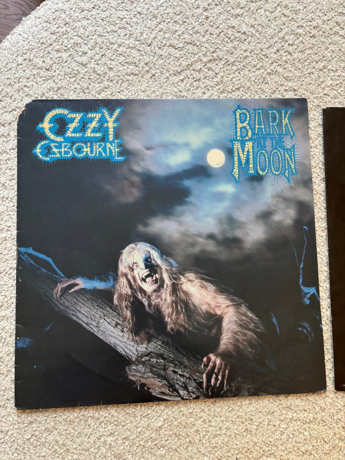 Lp ozzy osbourne bark at the moon vinyl vg, CD & DVD, Enlèvement ou Envoi, Comme neuf