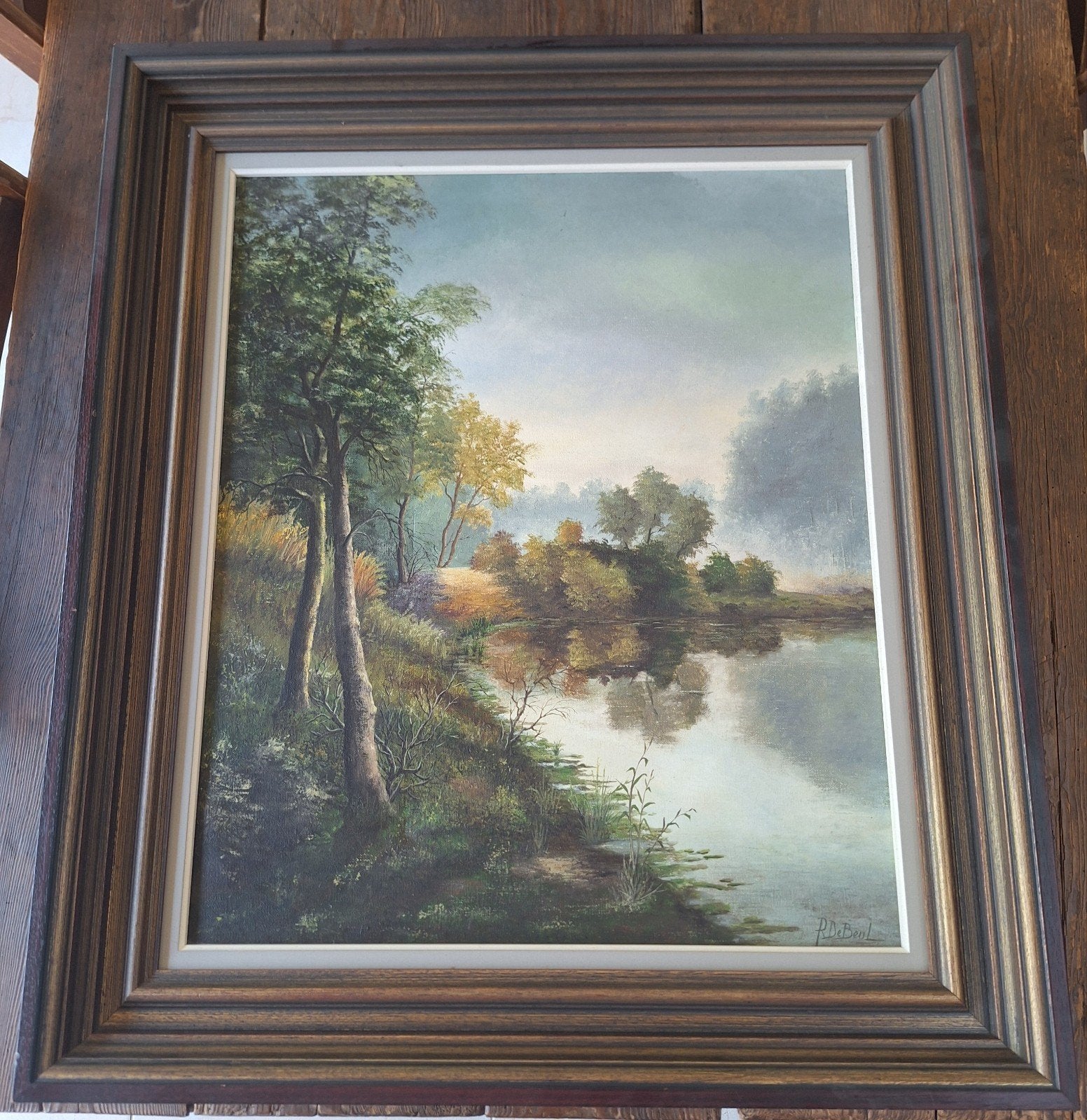 klassiek schilderij R. De Beul, Ophalen, Klassiek