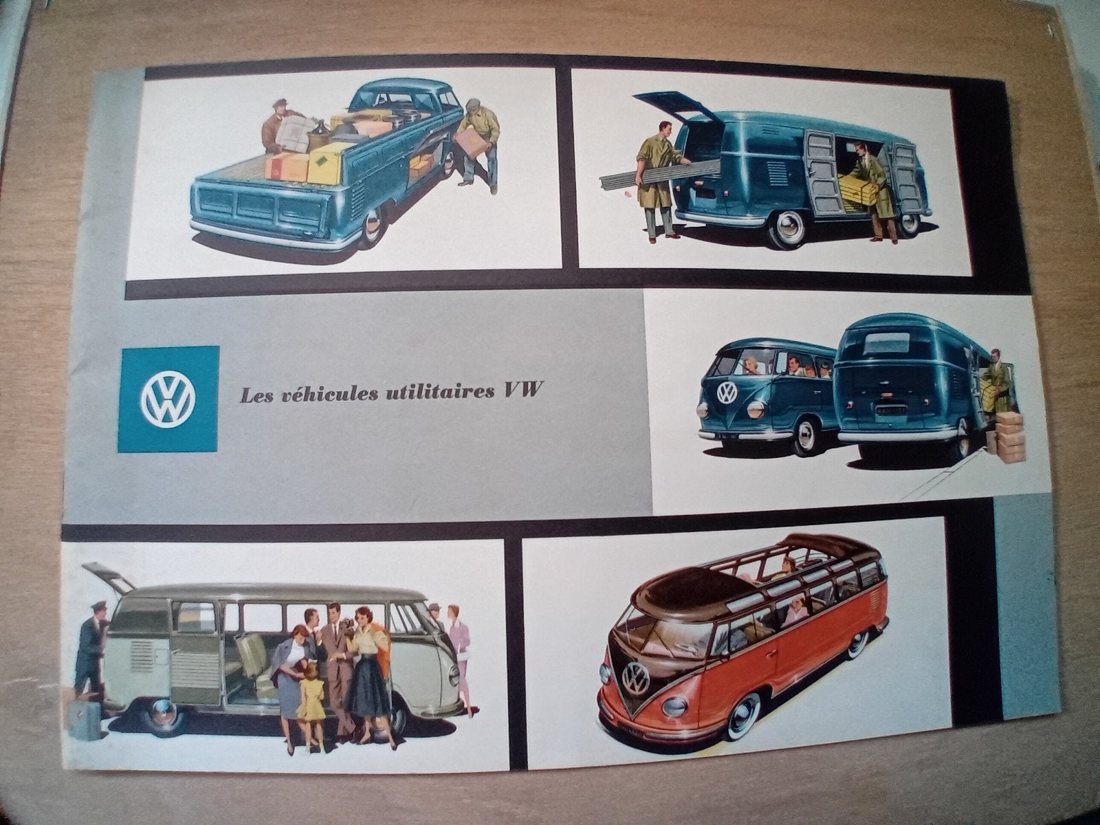 vintage vw brochure, Ophalen of Verzenden