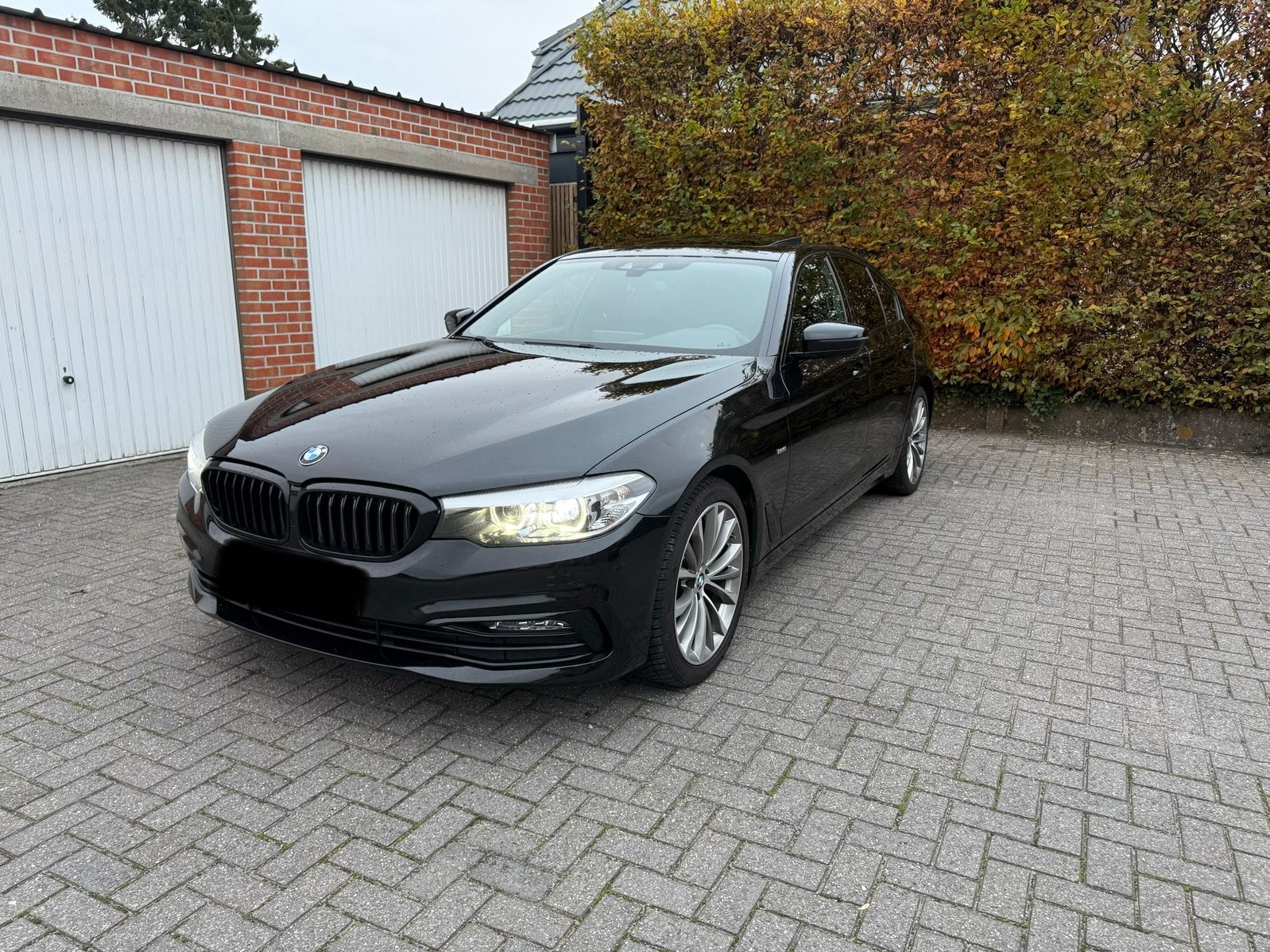 Bmw 520D Efficient Dynamics, Auto's, BMW, Automaat, Achterwielaandrijving, Zwart, Leder