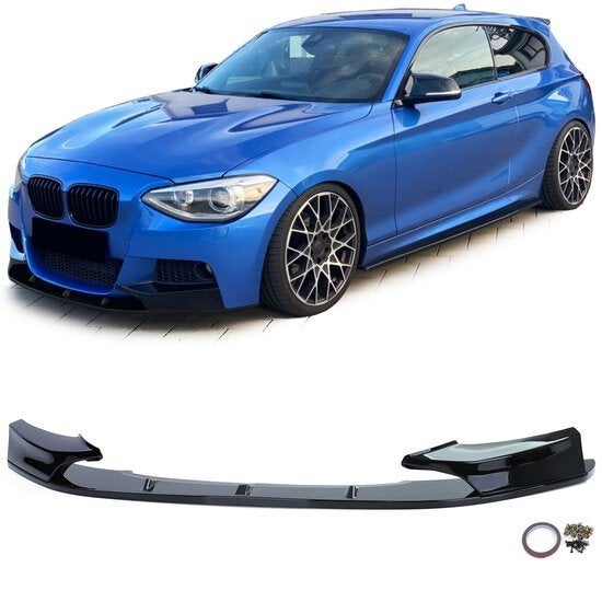 Spoiler Splitter Bmw 1 Serie F20 F21 M Pack Glans Zwart, Envoi