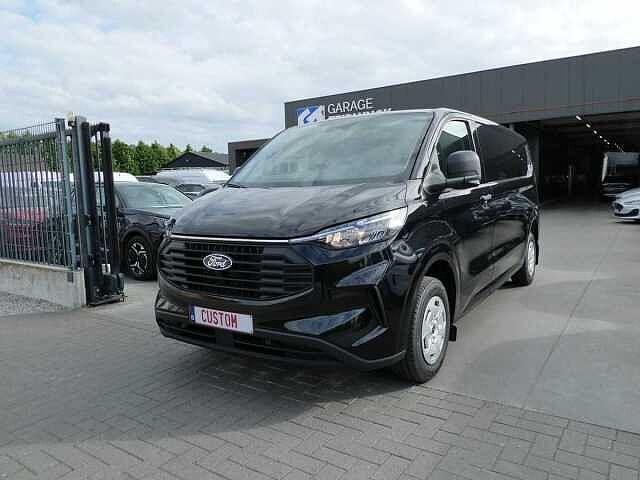 Ford Transit Custom 320L L2 2.0 TDCi 136pk 3pl Trend Luxe, USB, 1995 cc, Euro 6, Zwart