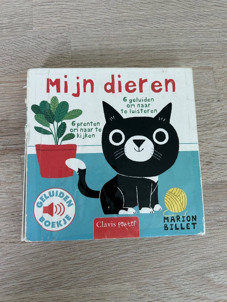 Boek 'Mijn dieren' met dierengeluiden, Boeken, Ophalen, Gelezen