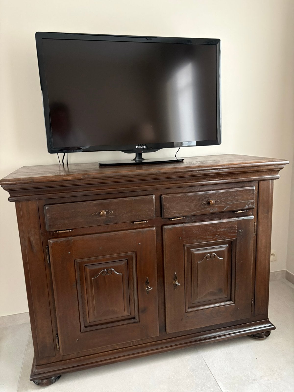 Eiken Tv meubel, Ophalen, Gebruikt, Eikenhout, Klassiek