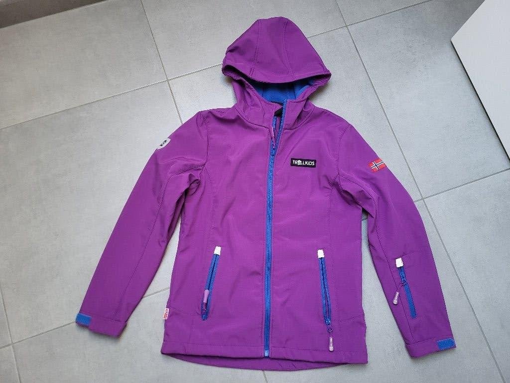 Zomerjas Trollkids softshell maat 152, Kinderen en Baby's, Ophalen, Meisje, Trollkids, Zo goed als nieuw