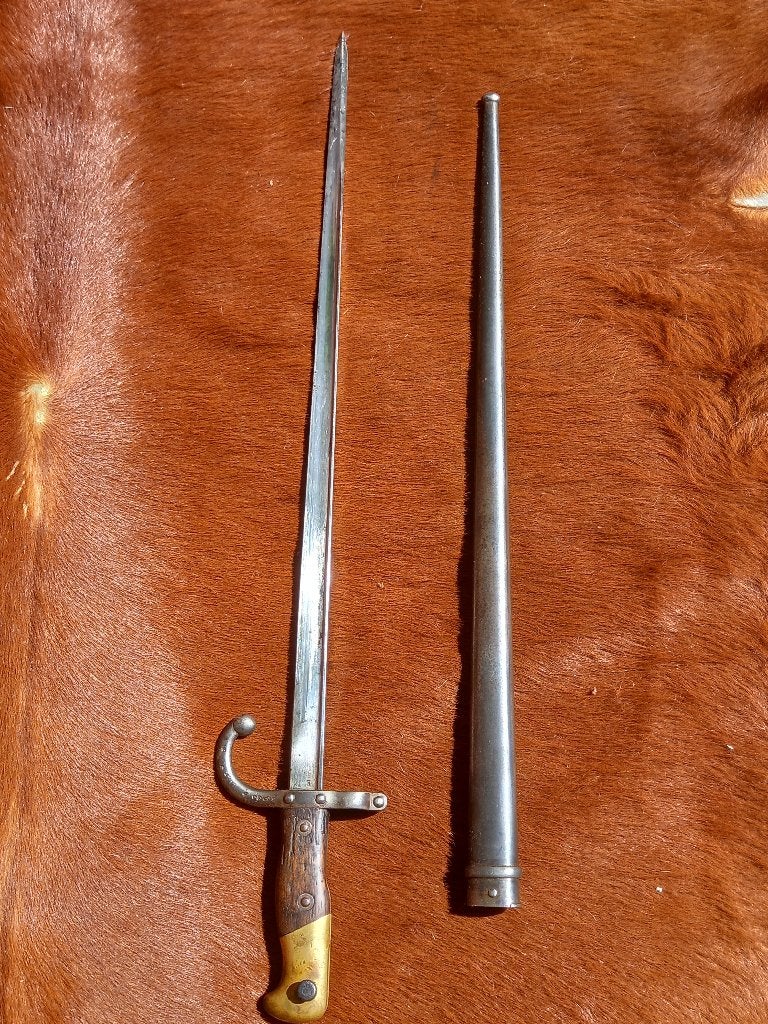 Baïonnette Gras Tulle 1876, Collections, Enlèvement ou Envoi, Armée de terre, Couteau ou Poignard
