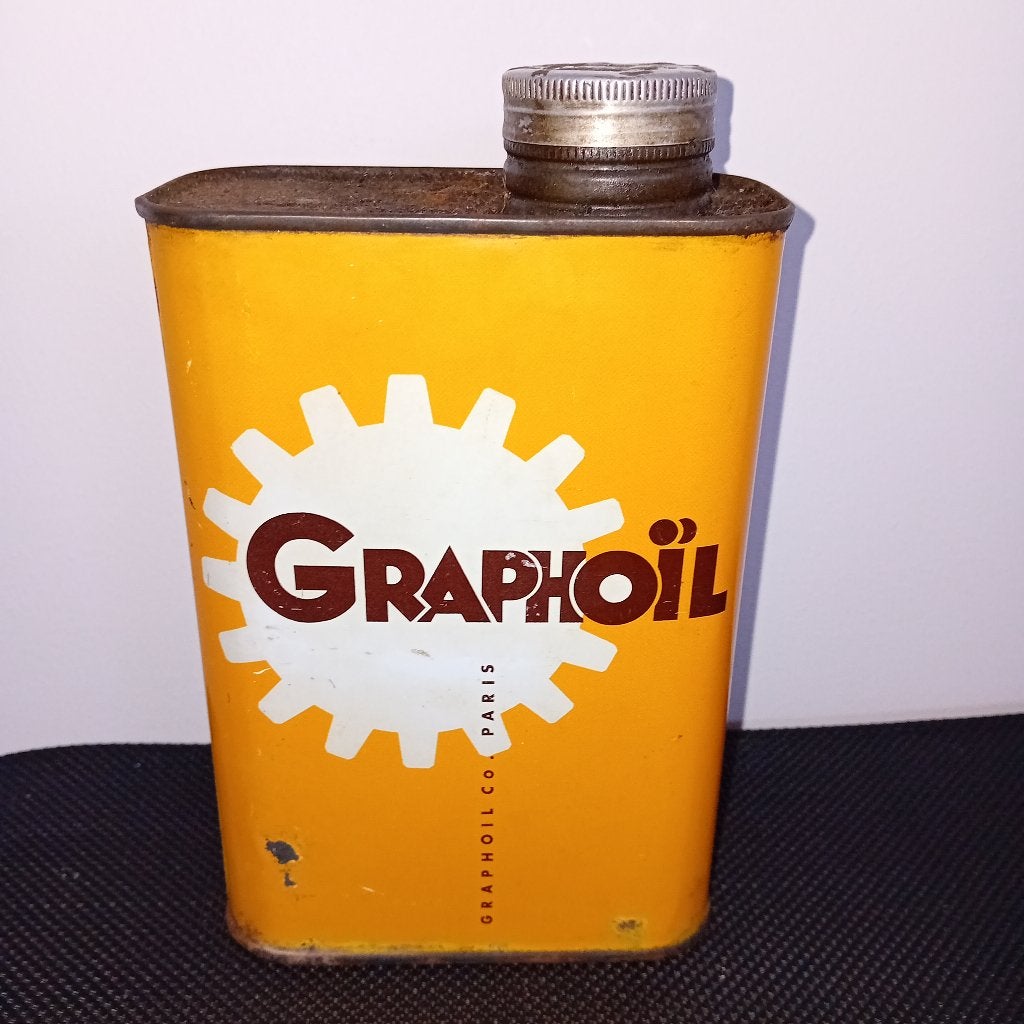 Bidon d'huile de graphoil rare, Enlèvement ou Envoi, Comme neuf