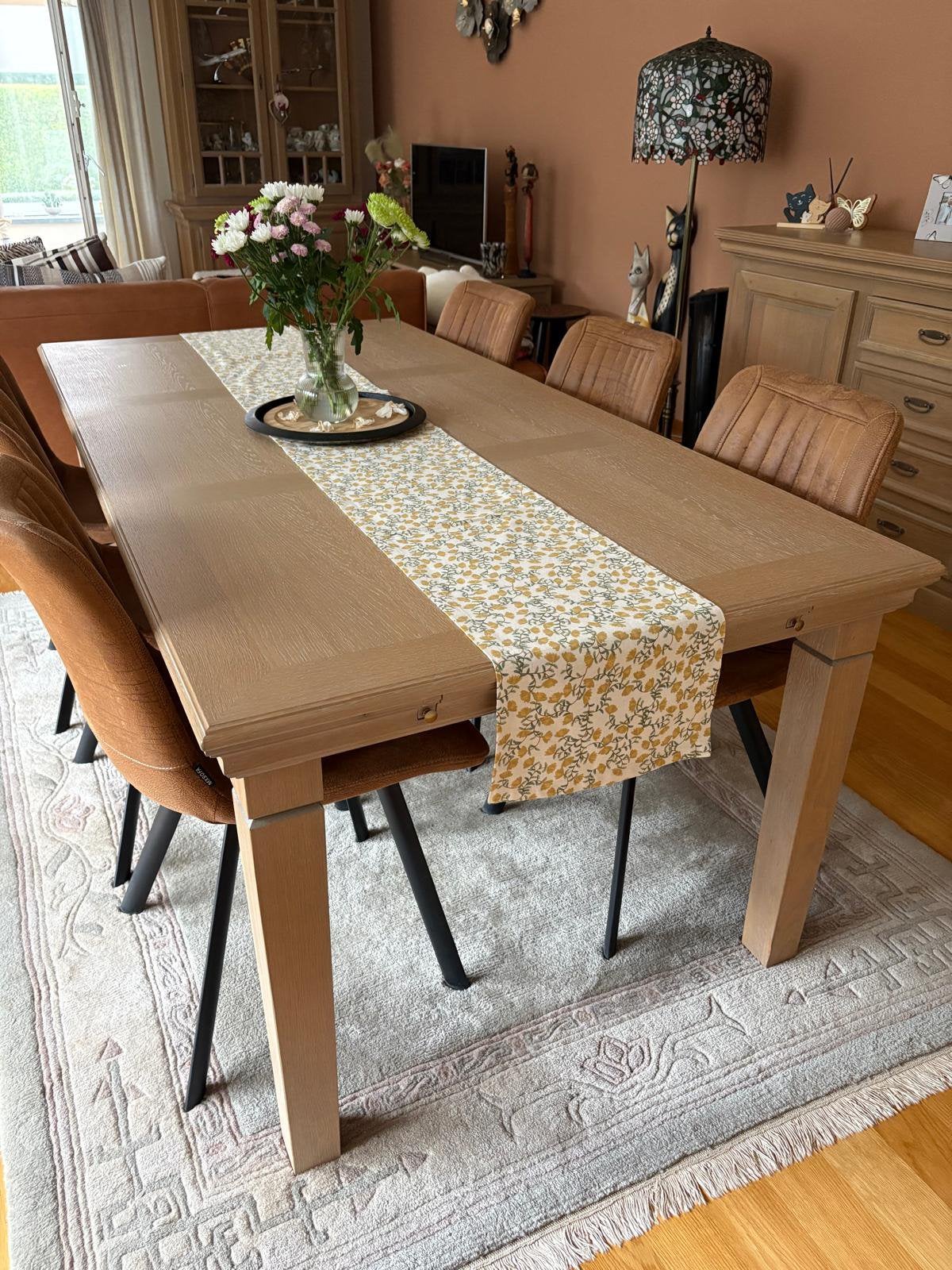 Eettafel - eik - 200x100x75cm, Ophalen, Zo goed als nieuw