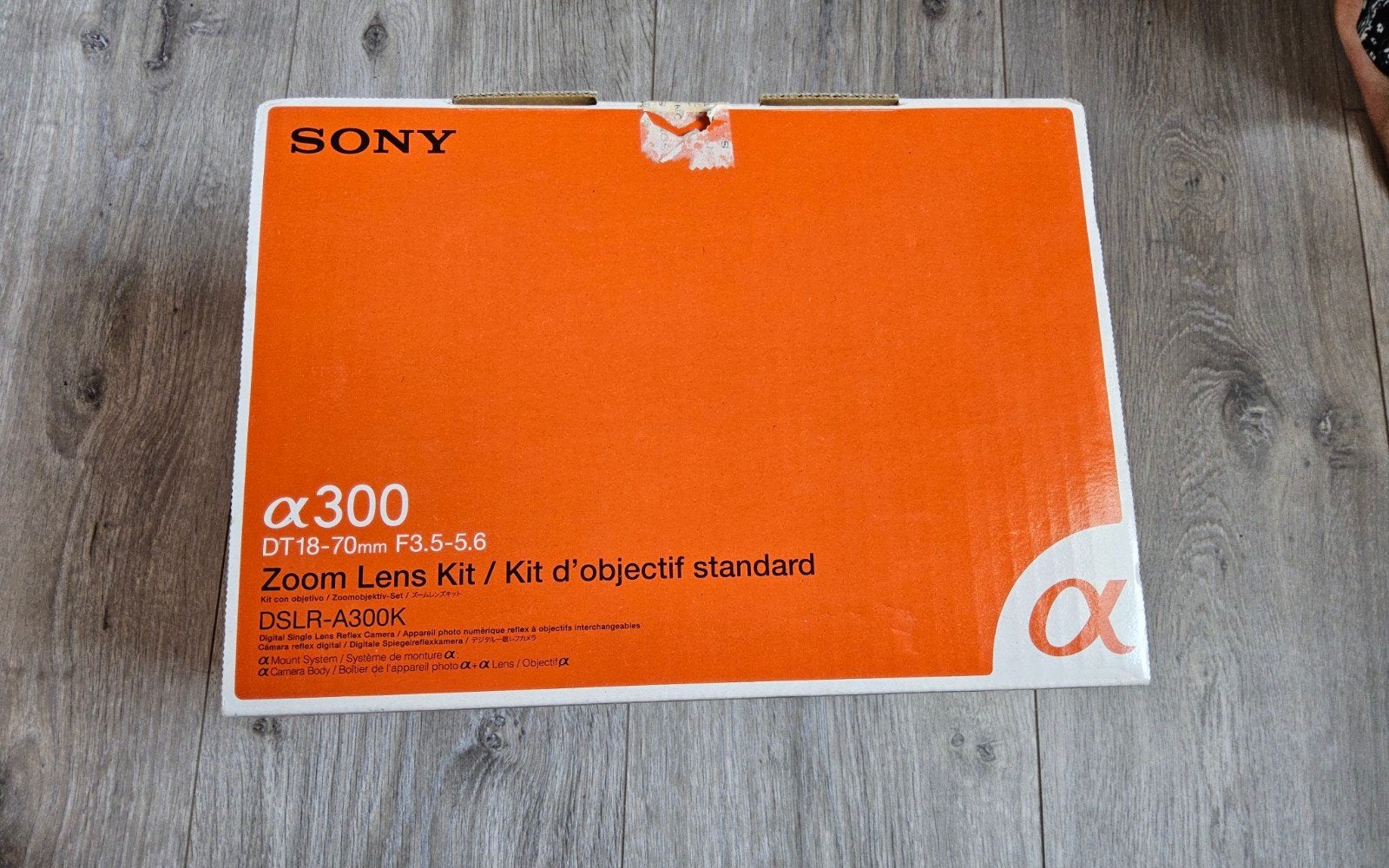 Appareil photo numérique Sony A300. Presque neuf avec access, Enlèvement ou Envoi, Carte mémoire, Sony