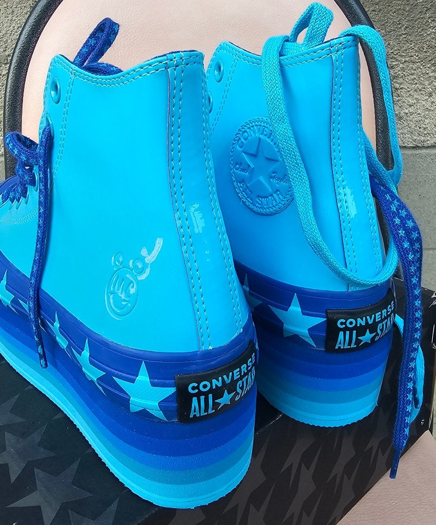 Converse x Miley Cyrus Chuck Taylor All Star Platform, Ophalen, Nieuw, Blauw