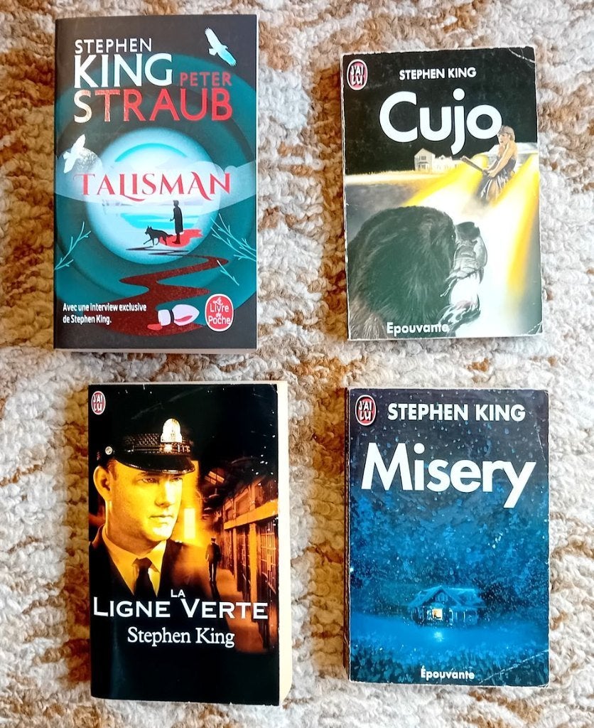 Lot de 4 livres Stephen King, Enlèvement, Utilisé