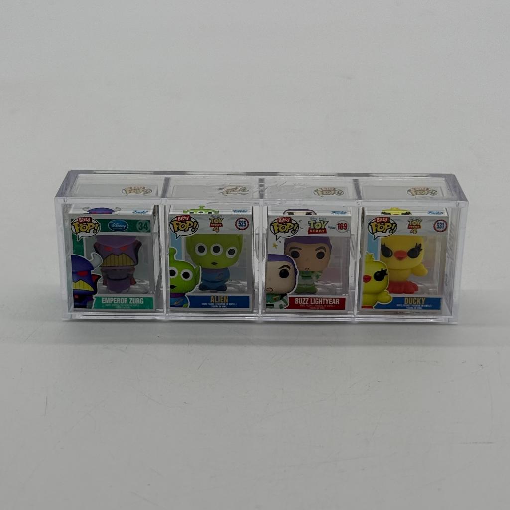 Bitty Pop! Toy Story 4 Pack - 4 stuks - met case - Zurg, Verzamelen, Poppetjes en Figuurtjes, Zo goed als nieuw, Ophalen of Verzenden