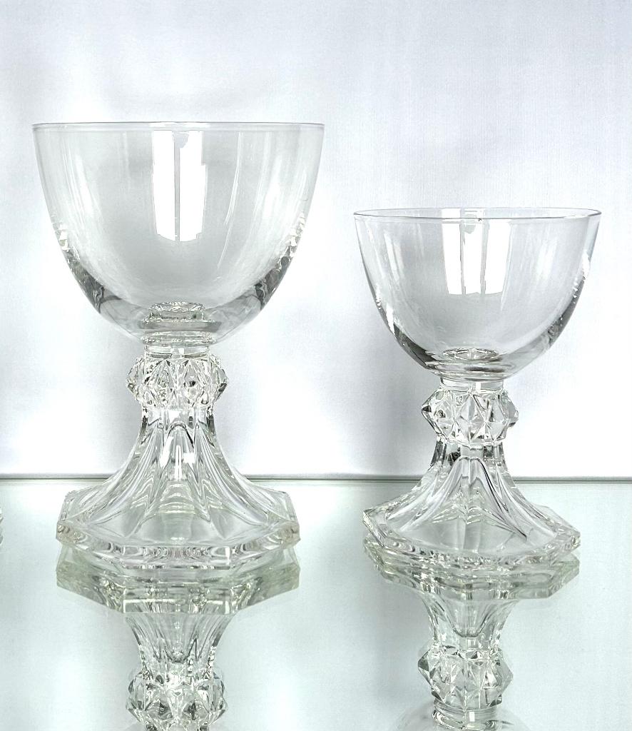 Val Saint Lambert set 12 stuks Yale kristal, Ophalen of Verzenden