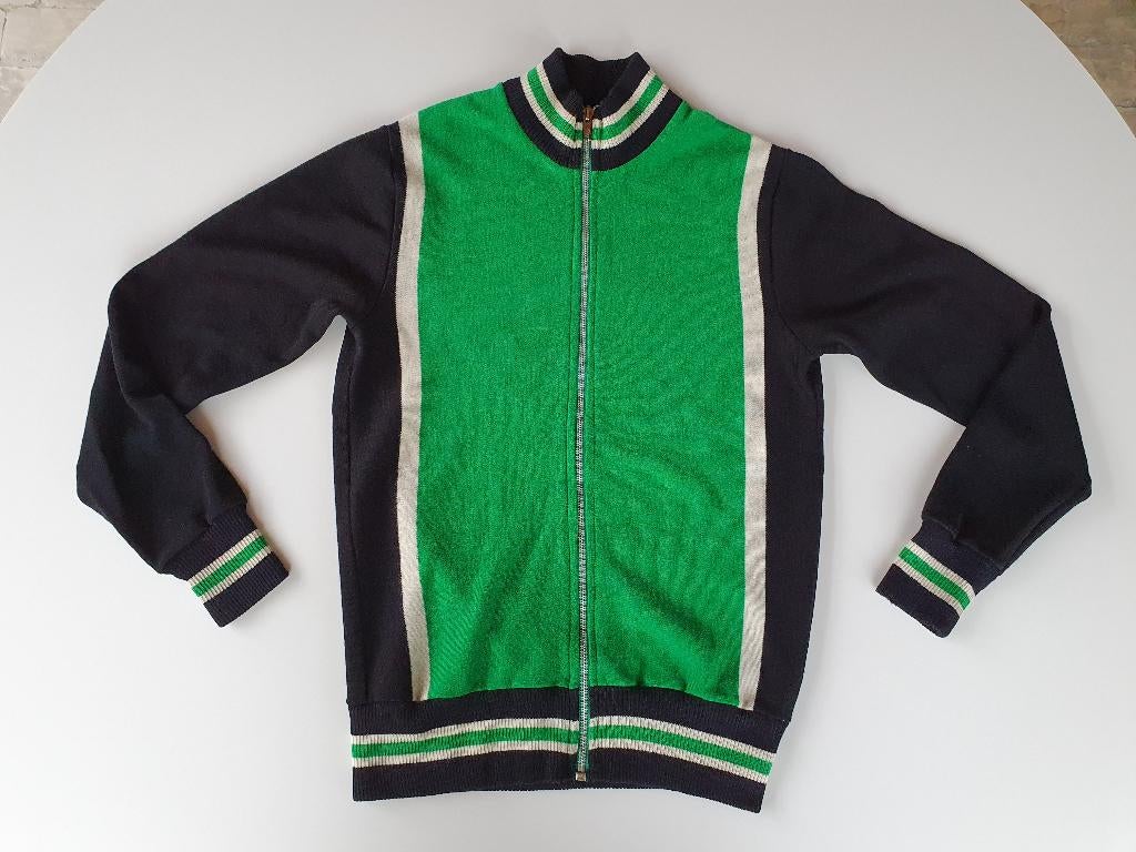 Vintage wielertrui (Ziffiro, Belgium, maat 46), Enlèvement ou Envoi, Utilisé, Vêtements