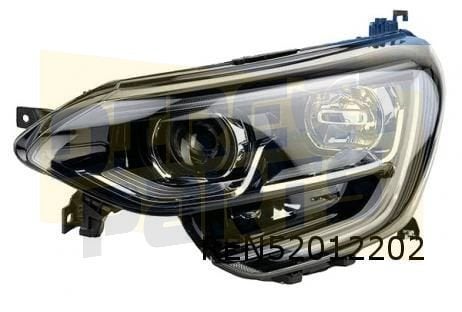 Renault Megane IV (11/15-8/20) koplamp Rechts (halogeen) (Li, -, -, Nieuw, -