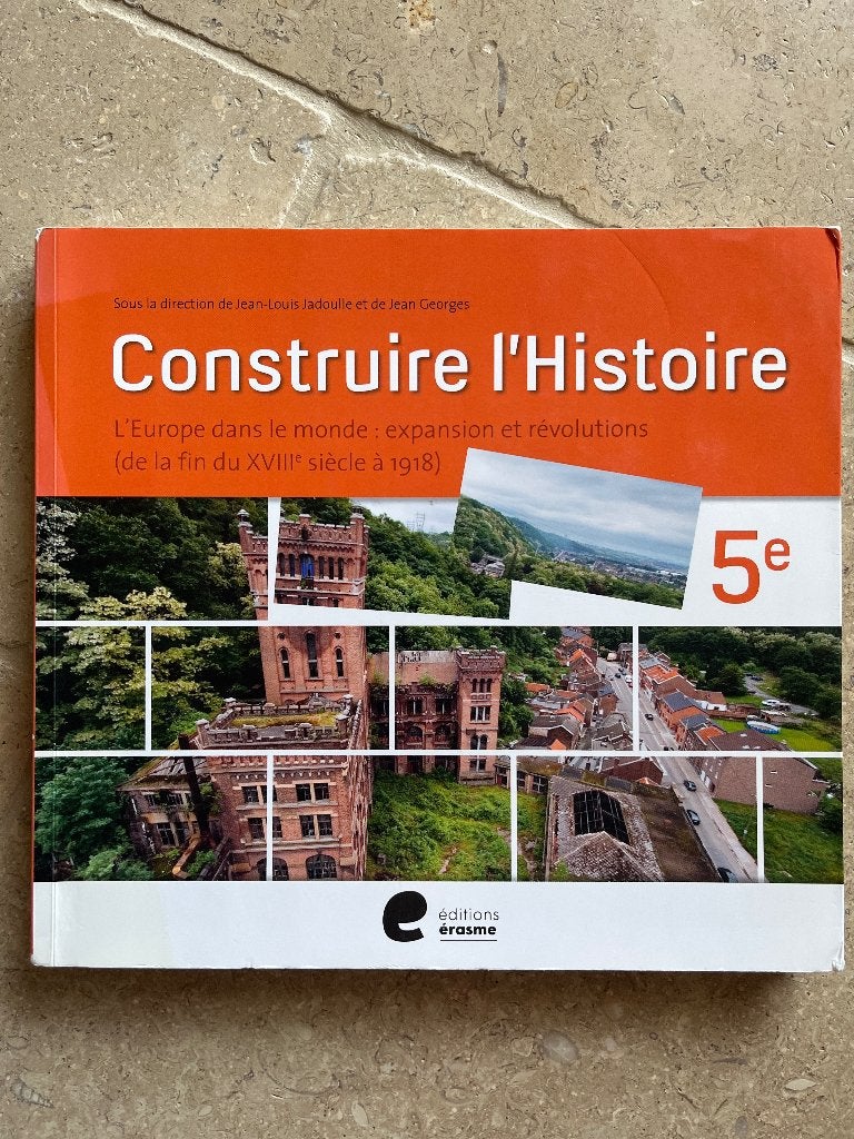 Construire l’histoire 5e, Livres, Histoire, Editions erasme, Comme neuf, Enlèvement