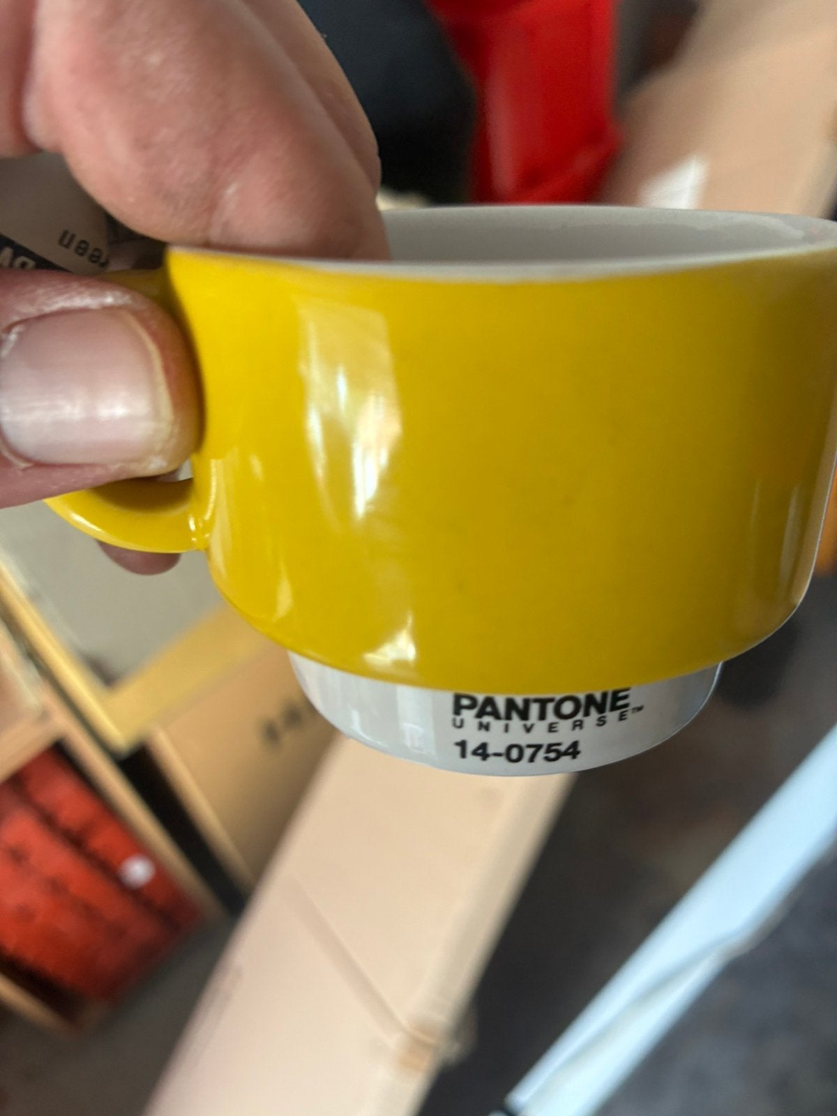 SERAX Pantone tasjes, Maison & Meubles, Comme neuf, Céramique, Enlèvement, Tasse(s) et/ou soucoupe(s)