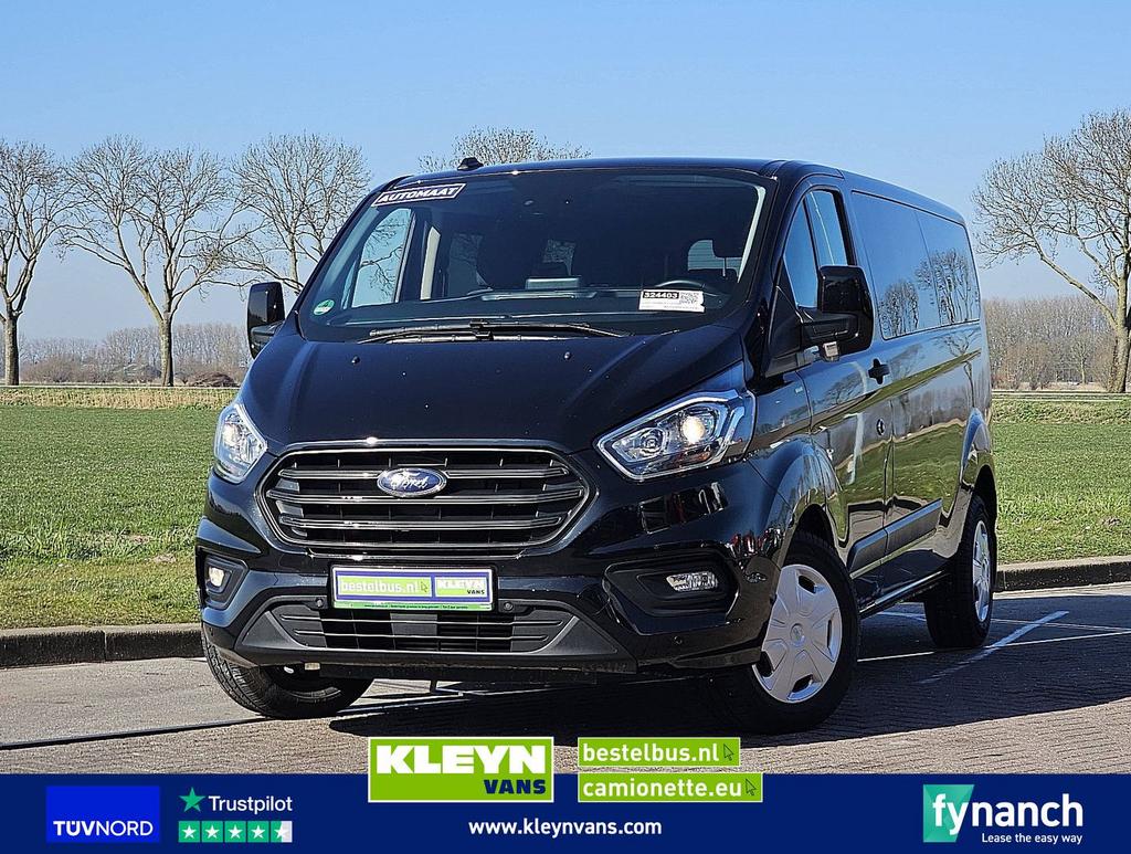 Ford TRANSIT CUSTOM L2H1 9p 2x Airco!, Auto's, Bestelwagens en Lichte vracht, Bedrijf, ABS, Airconditioning, Centrale vergrendeling