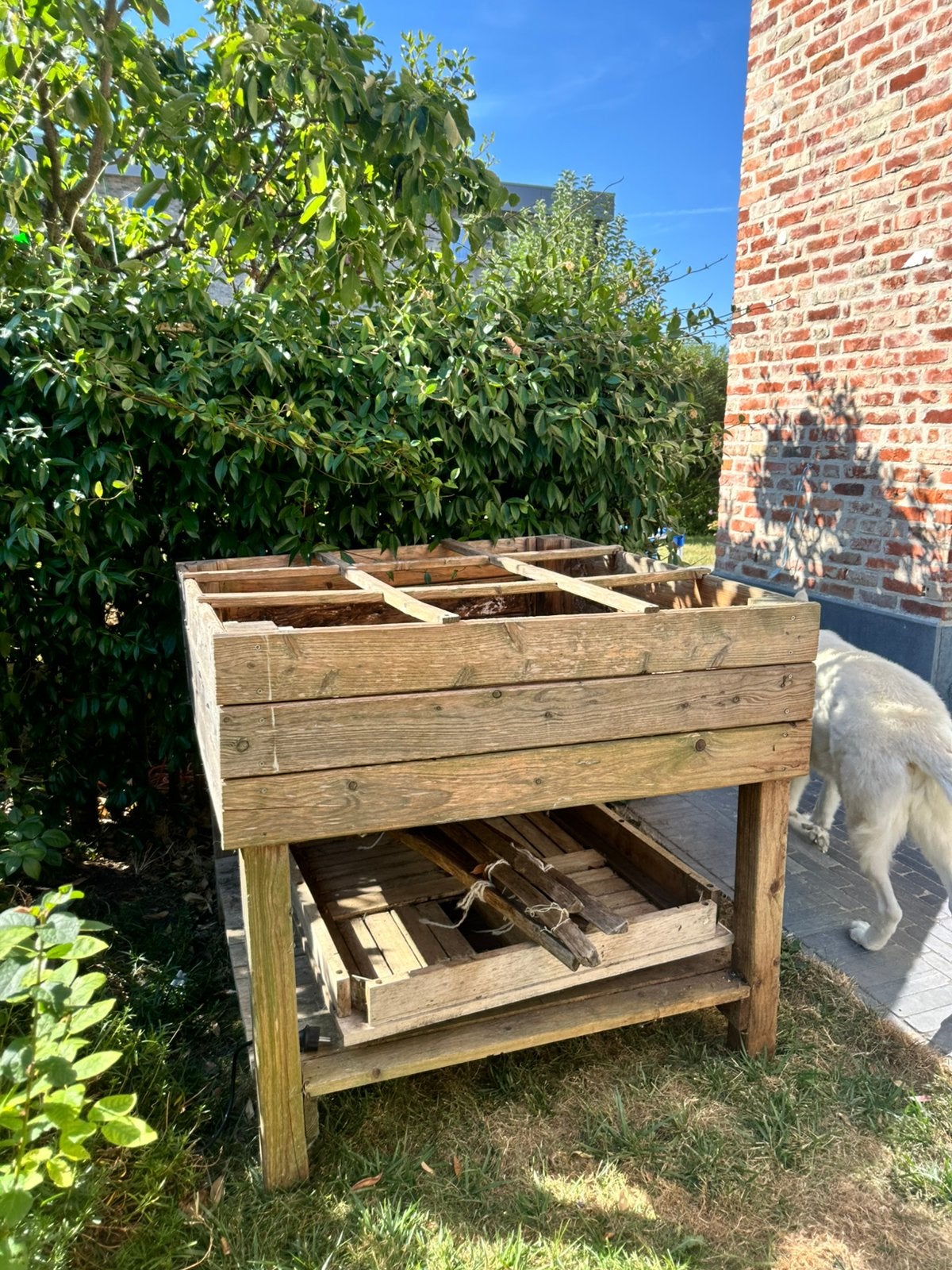 Kruidenbak 1m x1m, Tuin en Terras, Ophalen, Gebruikt, Vierkant, Balkon