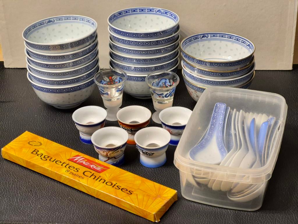 Chinese set.. zie foto, Antiek en Kunst, Antiek | Servies compleet, Ophalen of Verzenden