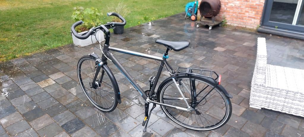 Heren fiets maat 56 kleur grijs 200 euro, Ophalen